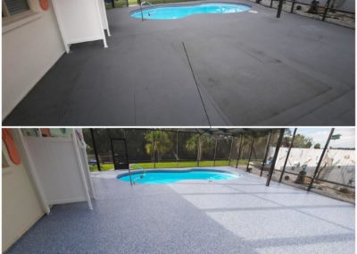 Pool Deck with Waters Edge Flake