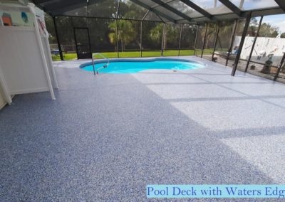 Pool Deck with Waters Edge